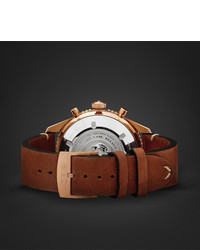 Мужские коричневые кожаные часы от Oris