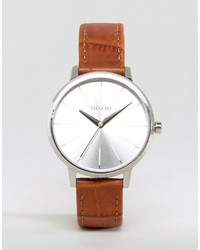 Женские коричневые кожаные часы от Nixon