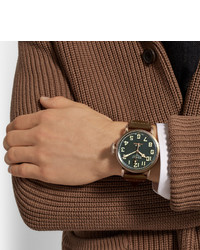 Мужские коричневые кожаные часы от Zenith