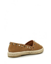 Женские коричневые кожаные эспадрильи от Guapissima