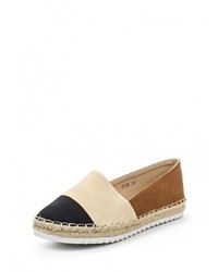 Женские коричневые кожаные эспадрильи от Jolyvia