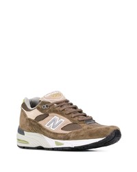 Мужские коричневые кроссовки от New Balance