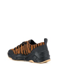 Мужские коричневые кроссовки от Just Cavalli