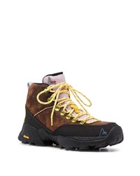 Мужские коричневые кроссовки от Roa