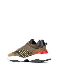 Мужские коричневые кроссовки от DSQUARED2