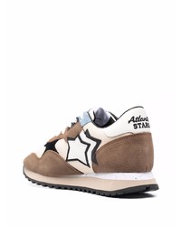 Мужские коричневые кроссовки от atlantic stars