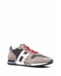 Мужские коричневые кроссовки от Hogan