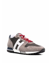 Мужские коричневые кроссовки от Hogan