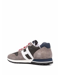 Мужские коричневые кроссовки от Hogan