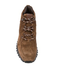 Мужские коричневые кроссовки от Tod's