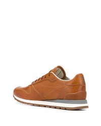 Мужские коричневые кроссовки от Brunello Cucinelli