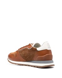 Мужские коричневые кроссовки от Brunello Cucinelli