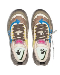 Мужские коричневые кроссовки от Off-White