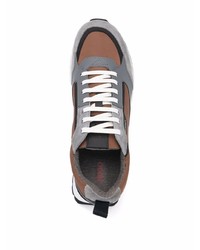 Мужские коричневые кроссовки от BOSS