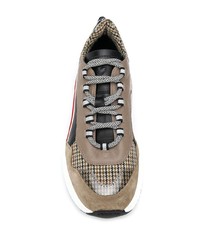 Мужские коричневые кроссовки от DSQUARED2