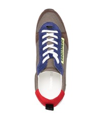 Мужские коричневые кроссовки от DSQUARED2