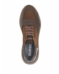 Мужские коричневые кроссовки от Burberry