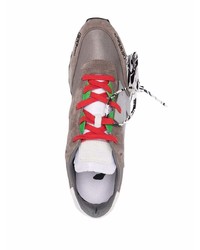 Мужские коричневые кроссовки от Off-White