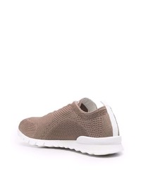 Мужские коричневые кроссовки от Kiton