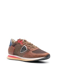 Мужские коричневые кроссовки от Philippe Model Paris