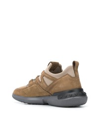 Мужские коричневые кроссовки от Tod's