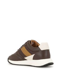 Мужские коричневые кроссовки от BOSS