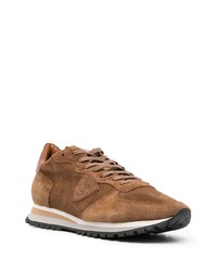 Мужские коричневые кроссовки от Philippe Model Paris