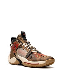 Мужские коричневые кроссовки от Jordan