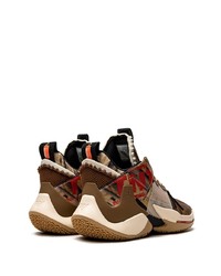 Мужские коричневые кроссовки от Jordan