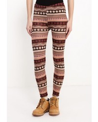 Коричневые леггинсы от Elisa Immagine