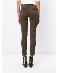 Коричневые леггинсы от Gloria Coelho