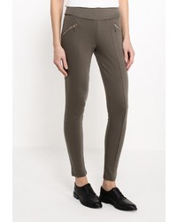 Коричневые леггинсы от QED London