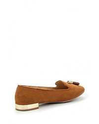 Женские коричневые лоферы от Dorothy Perkins