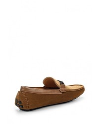 Мужские коричневые мокасины от Elong