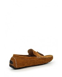 Мужские коричневые мокасины от Elong