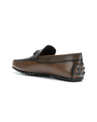Мужские коричневые мокасины от Tod's