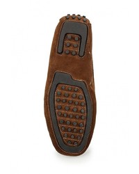 Мужские коричневые мокасины от Loake