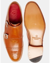 Коричневые монки от Grenson