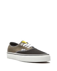 Мужские коричневые низкие кеды из плотной ткани от Vans