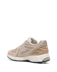 Мужские коричневые низкие кеды от New Balance