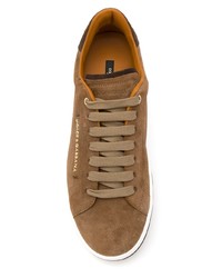 Мужские коричневые низкие кеды от Dolce & Gabbana