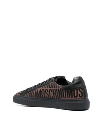 Мужские коричневые низкие кеды от Moschino