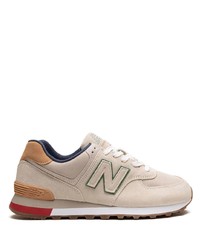 Мужские коричневые низкие кеды от New Balance