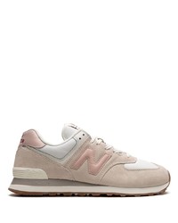 Мужские коричневые низкие кеды от New Balance