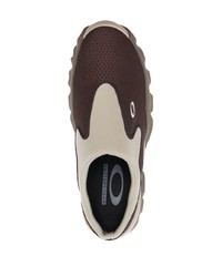 Мужские коричневые низкие кеды от Oakley