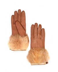 Женские коричневые перчатки от Anastasya Barsukova