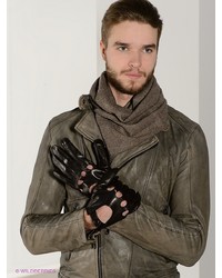 Мужские коричневые перчатки от Szom-Hor