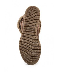 Коричневые полусапоги от Bata