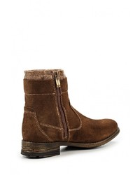 Коричневые полусапоги от Tamaris