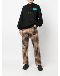 Мужские коричневые рваные джинсы от BARROW